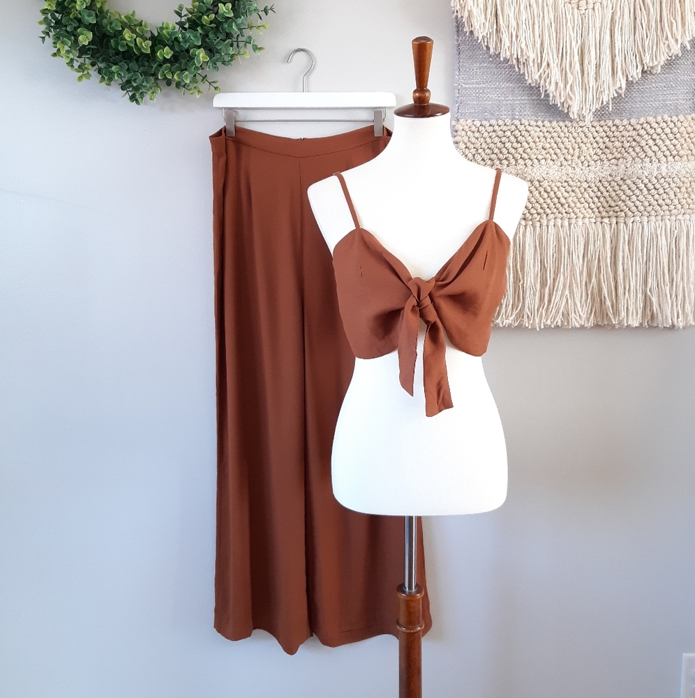 Reformation | Bahama Two Piece Top & Pants Set